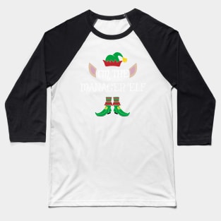 I'm The Manager Christmas XMas Elf Baseball T-Shirt